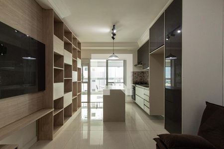 Sala de apartamento para alugar com 1 quarto, 52m² em Parque Campolim, Sorocaba