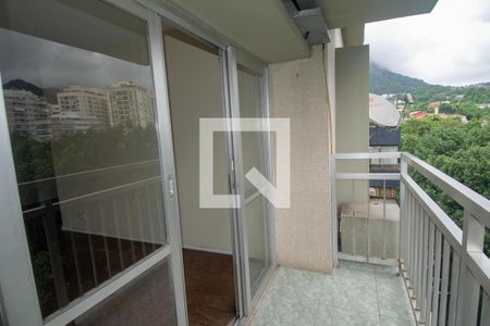 Varanda da Sala de apartamento para alugar com 3 quartos, 115m² em Leblon, Rio de Janeiro