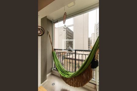 Varanda de kitnet/studio para alugar com 1 quarto, 28m² em República, São Paulo
