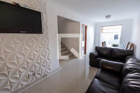 Sala de casa de condomínio à venda com 3 quartos, 180m² em Santa Monica, Belo Horizonte