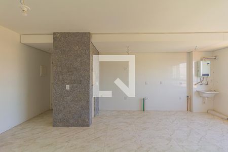 Sala/Cozinha de apartamento à venda com 2 quartos, 54m² em Harmonia, Canoas