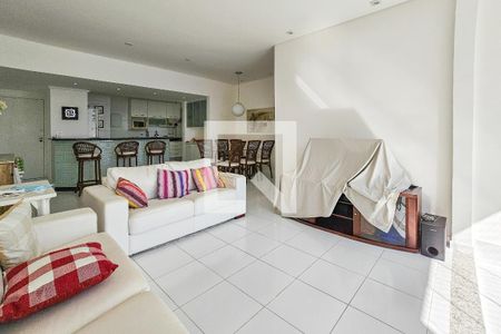 Sala de apartamento para alugar com 3 quartos, 110m² em Vila Luis Antônio, Guarujá