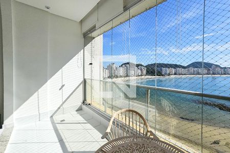 Varanda  de apartamento para alugar com 3 quartos, 110m² em Vila Luis Antônio, Guarujá