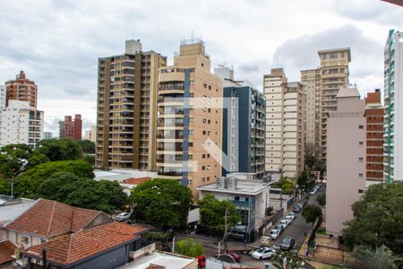 VISTA DA SACADA de apartamento à venda com 3 quartos, 130m² em Cambuí, Campinas