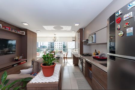 Varanda da sala  de apartamento à venda com 2 quartos, 69m² em Vila Romana, São Paulo