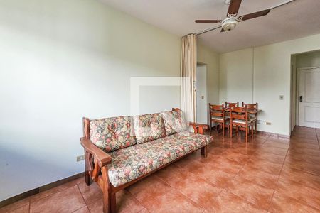 Sala de apartamento para alugar com 1 quarto, 55m² em Parque Enseada, Guarujá
