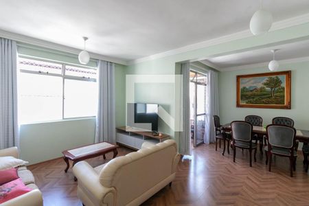 Sala de apartamento à venda com 4 quartos, 150m² em Buritis, Belo Horizonte