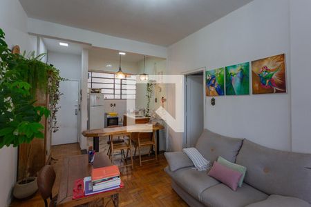Sala de apartamento para alugar com 1 quarto, 52m² em Funcionários, Belo Horizonte