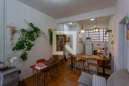 Sala de apartamento para alugar com 1 quarto, 52m² em Funcionários, Belo Horizonte
