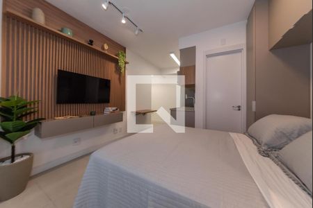 Quarto de kitnet/studio para alugar com 1 quarto, 25m² em Brooklin Paulista, São Paulo