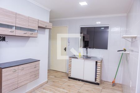 Sala e Cozinha de apartamento para alugar com 1 quarto, 35m² em Ermelino Matarazzo, São Paulo
