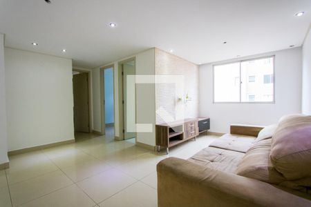 Sala de apartamento à venda com 2 quartos, 64m² em Parque São Vicente, Santo André