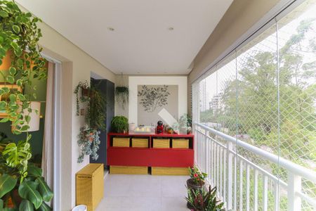 Varanda da Sala de apartamento à venda com 2 quartos, 96m² em Morumbi, São Paulo