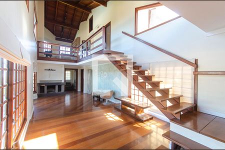 Sala de Estar e Jantar de casa à venda com 3 quartos, 249m² em Vila Nova, Porto Alegre