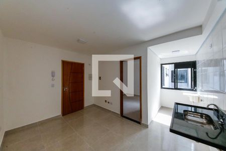 Sala/Cozinha de apartamento para alugar com 1 quarto, 29m² em Vila Lúcia, São Paulo