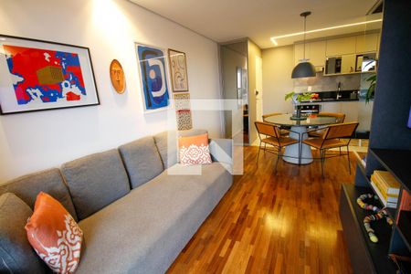 Sala de apartamento à venda com 2 quartos, 55m² em Jardim Paulistano, São Paulo