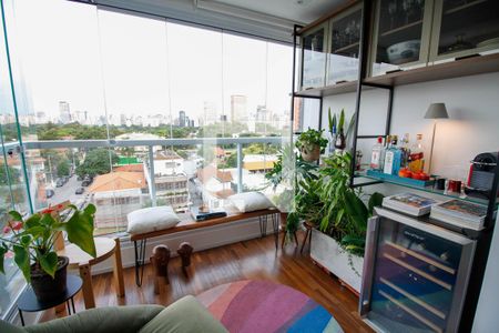 Varanda de apartamento à venda com 2 quartos, 55m² em Jardim Paulistano, São Paulo