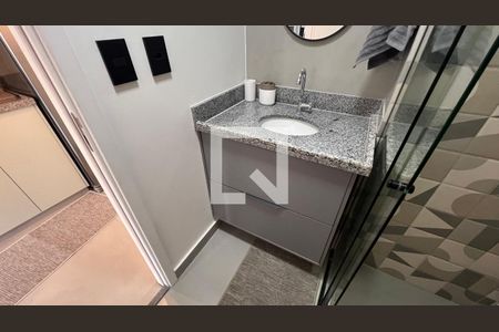 Studio para alugar com 24m², 1 quarto e sem vaga Studio para alugar com 24m², 1 quarto e sem vagaBanheiro