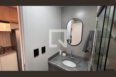 Studio para alugar com 24m², 1 quarto e sem vaga Studio para alugar com 24m², 1 quarto e sem vagaBanheiro