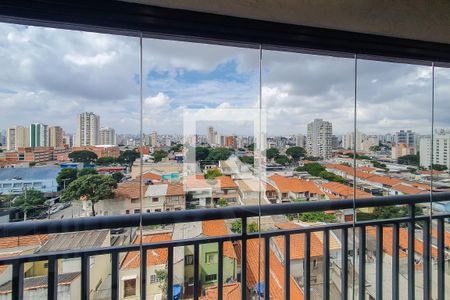 varanda vista de apartamento à venda com 2 quartos, 60m² em Vila Dom Pedro I, São Paulo