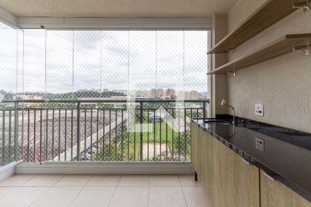Varanda Sala de apartamento para alugar com 2 quartos, 61m² em Vila Anastácio, São Paulo