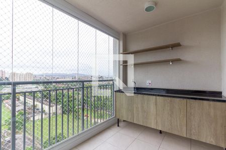 Varanda Sala de apartamento para alugar com 2 quartos, 61m² em Vila Anastácio, São Paulo