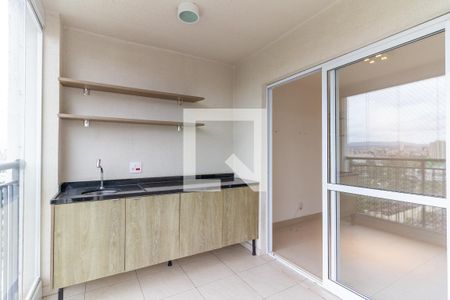 Varanda Sala de apartamento para alugar com 2 quartos, 61m² em Vila Anastácio, São Paulo