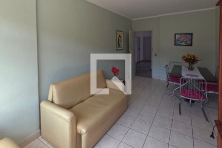 Sala de Estar e Jantar de apartamento para alugar com 1 quarto, 64m² em José Menino, Santos