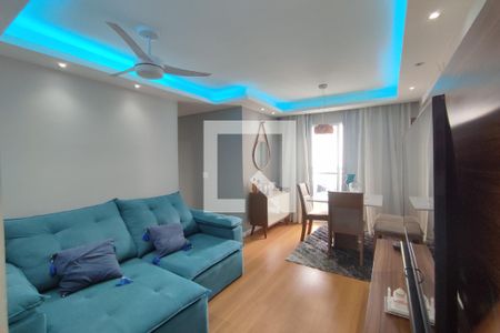 Sala de apartamento à venda com 3 quartos, 56m² em Taquara, Rio de Janeiro