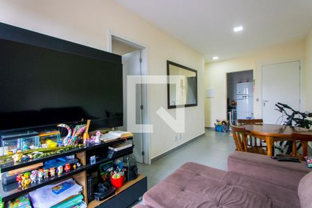 Sala de apartamento à venda com 2 quartos, 47m² em Jardim Cristiane, Santo André