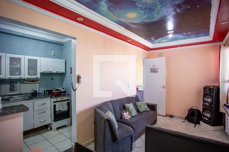 Sala de apartamento à venda com 2 quartos, 43m² em Eldorado, Diadema