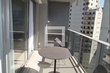 Varanda de kitnet/studio para alugar com 1 quarto, 36m² em Pinheiros, São Paulo