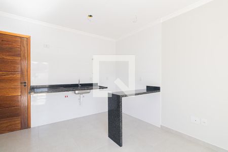 Sala/Cozinha  de apartamento para alugar com 1 quarto, 103m² em Vila Isolina Mazzei, São Paulo