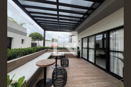 Apartamento para alugar com 32m², 1 quarto e 1 vaga Apartamento para alugar com 32m², 1 quarto e 1 vagaÁrea comum - Salão de festas