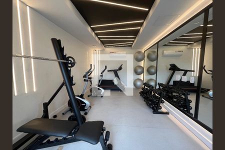 Apartamento para alugar com 32m², 1 quarto e 1 vaga Apartamento para alugar com 32m², 1 quarto e 1 vagaÁrea comum - Academia