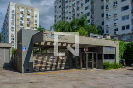 Apartamento à venda com 60m², 2 quartos e 1 vagaFachada e portaria