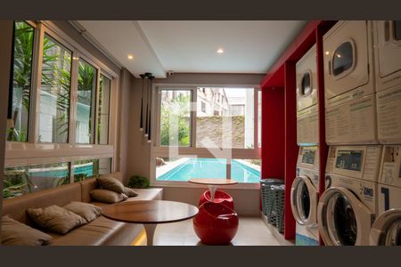 Studio à venda com 23m², 1 quarto e sem vagaLavanderia