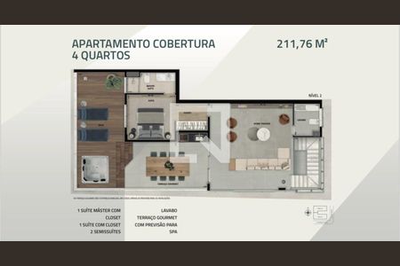Apartamento à venda com 4 quartos, 211m² em Santo Agostinho, Belo Horizonte