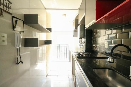 Cozinha de apartamento à venda com 2 quartos, 46m² em Campestre, Santo André