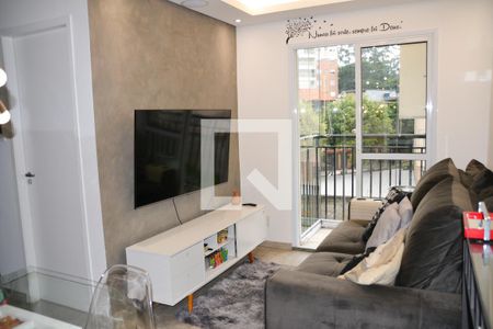 Sala de apartamento para alugar com 2 quartos, 46m² em Campestre, São Caetano do Sul
