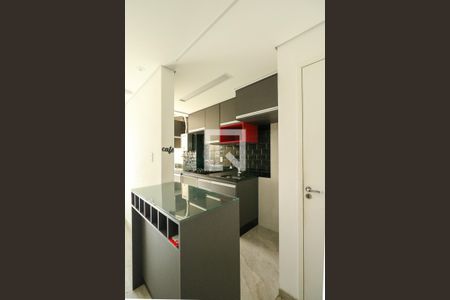 Cozinha de apartamento à venda com 2 quartos, 46m² em Campestre, Santo André