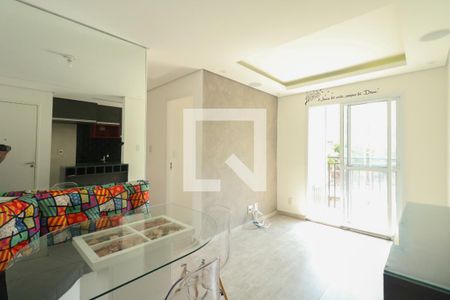 Sala de apartamento à venda com 2 quartos, 46m² em Campestre, Santo André