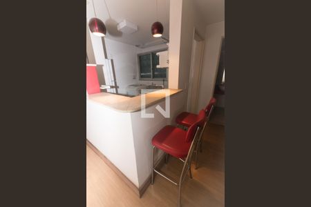 Cozinha Americana e Sala de apartamento para alugar com 1 quarto, 45m² em Asa Sul, Brasília