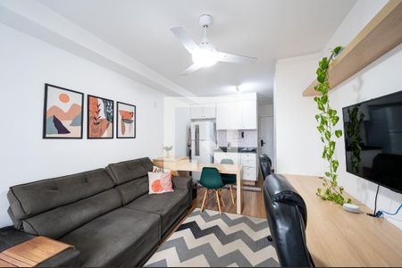 Sala de kitnet/studio para alugar com 1 quarto, 28m² em Mirandópolis, São Paulo