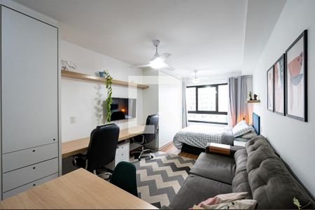Sala de kitnet/studio para alugar com 1 quarto, 28m² em Mirandópolis, São Paulo