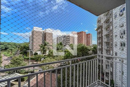 Sacada da Sala de apartamento para alugar com 2 quartos, 75m² em Jardim Sabará, Porto Alegre