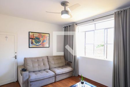 Sala de apartamento à venda com 3 quartos, 95m² em Colégio Batista, Belo Horizonte