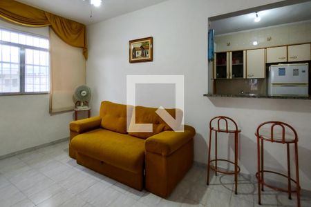 Sala de apartamento para alugar com 2 quartos, 88m² em Boqueirão, Praia Grande