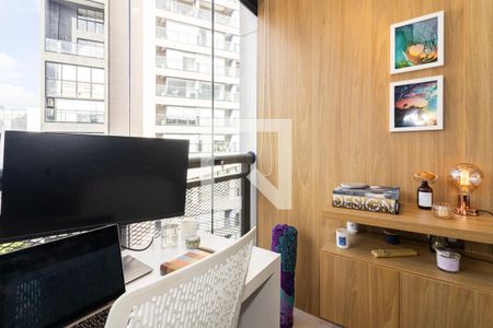 Varanda de apartamento à venda com 1 quarto, 63m² em Vila Olímpia, São Paulo