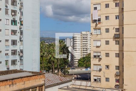 Vista da Varanda de apartamento à venda com 1 quarto, 42m² em Centro Histórico, Porto Alegre